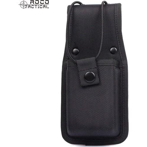 ROCOTACTICAL Deluxe Molded Police Officer EMS Security Duty Belt Pouches & Rigs (Radio Pouch, Handcuff Case, Spray Pouch) Black