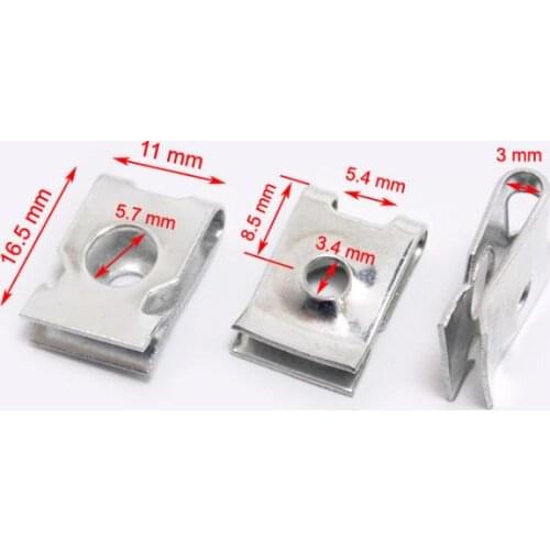 ST4.8 Card type fixed nut splint 11*17MM