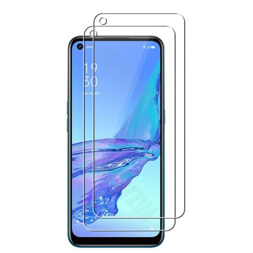 For Oppo A53 / A53s Explosion Proof 2.5D 0.26mm Tempered Glass Screen Protector Protective Glass Film Guard