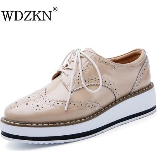 Женские оксфорды WDZKN China At AliExpress