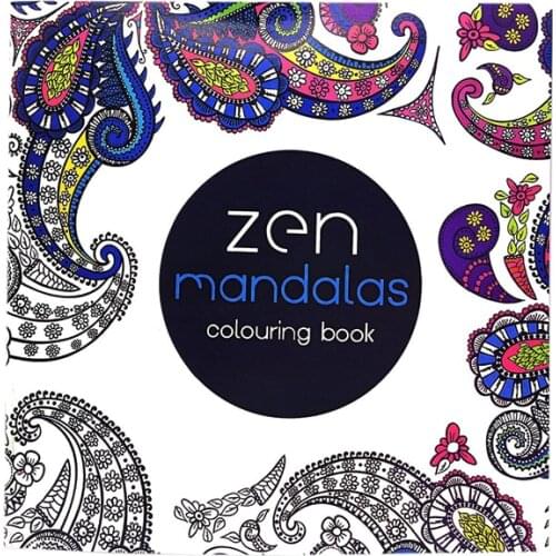 1 Pcs 12 Page 24 Figure Adult Child Graffiti Book Zen Manddlds Colouring Book For Adult Children To Spend Time To Relieve Stress