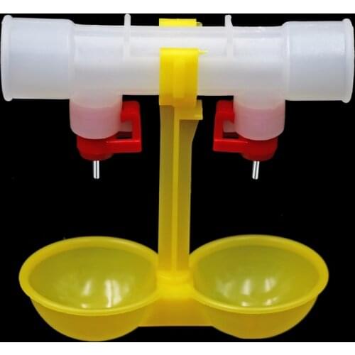 12Pcs Chicken Duck Nipple Water Hanging Drinker Cups Automatic Bird Drinking Water Bowl Fountain Automatic Poultry feeding tools