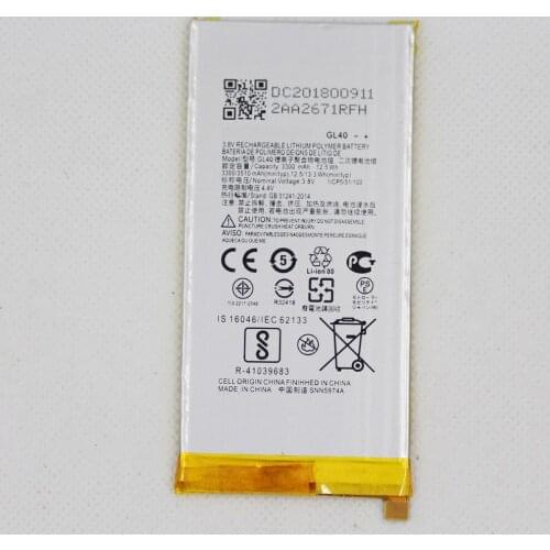 5pcs/lot GL40 Battery For Motorola Moto Z Play Droid XT1635 XT1635-01 XT1635-02 XT1635-03 3300mAh internal Mobile Phone Battery