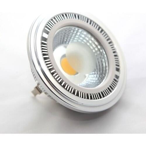 Free Shipping Indoor Home Lighting 10W 15W COB LED Bulb Lamp Spotlight Dimmable Recessed Downlight AR111 QR111 G53 12V AC85-265V
