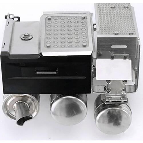 Gas Tank Battery Case Exhaust Tank for 1/14 Tamiya Volvo FH16 RC Truck Tractor Accessories toy