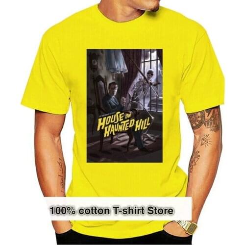 House On Haunted Hill Movie BLACK T SHIRT ALL SIZES S-5XL Vincent Price