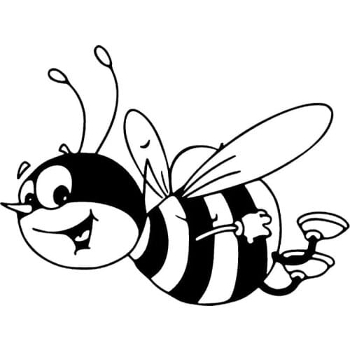 S51085 Various Sizes/Colors Car Stickers Vinyl Decal Bumble Bee Motorcycle Decorative Accessories Waterproof