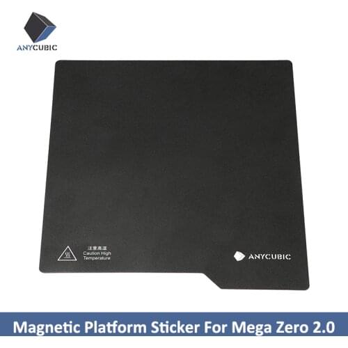 ANYCUBIC 3d Printer Parts for Mega Zero 2.0 1PCS Magnetic Platform Sticker Size 235*235*250mm Thickness 1.5mm