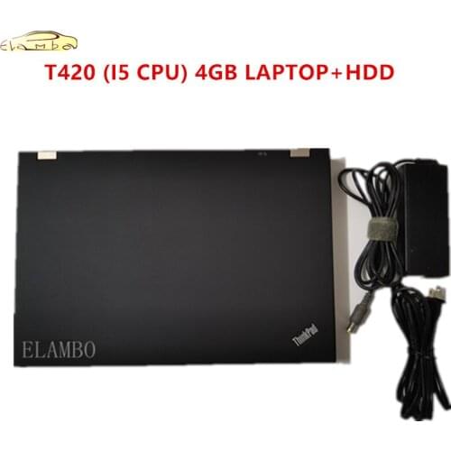 2020 Top quality Diagnostic laptop for lenovo T420 I5 CPU 4GB with 1TB HDD can work for alldata software mb star c5