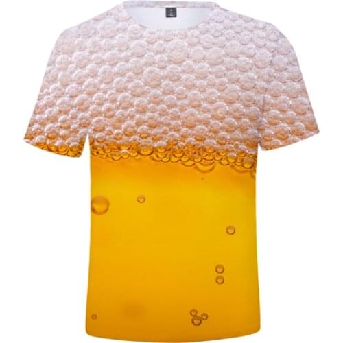 Beer 3D Print T Shirt Camisetas Its Time Letter Women Men Funny Novelty T-shirt Short Sleeve Tops Unisex Outfit Clothing Homme