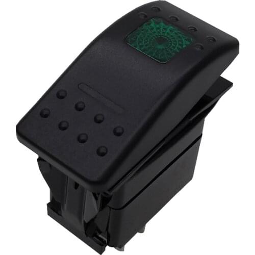 Truck Logistics Car 12V24V Rocker Switch Dual Lamp Illuminated ON OFF Auto Switch 3Pin