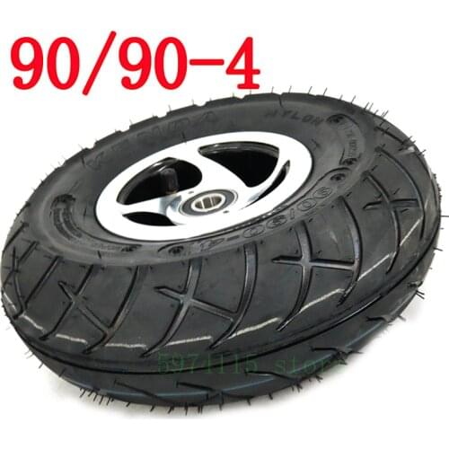 Good quality Size 90 / 90-4 inch inner and outer tire hub for 10 inch scooter wheel Scooter Parts
