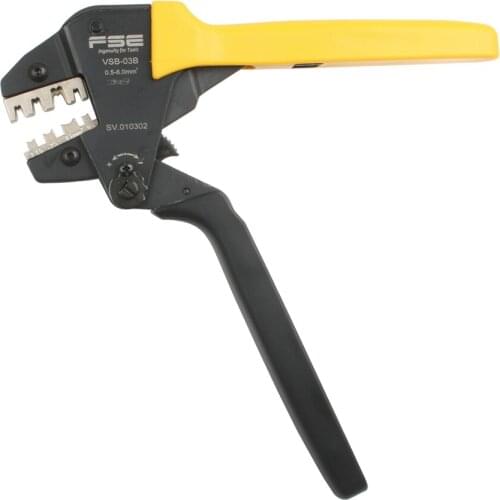 Non-insulated tabs and receptacles crimping tools electrical pliers high precision brand clamp VSB-03B 0.5-6mm2 20-10AWG