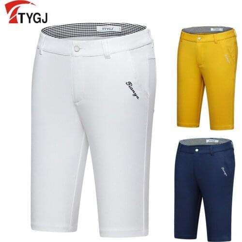 2020 New Women Golf Shorts Summer Thin Elastic Golf Shorts Ladies Breathable Comfortable Outdoor Knee length Sport Short XS~XL