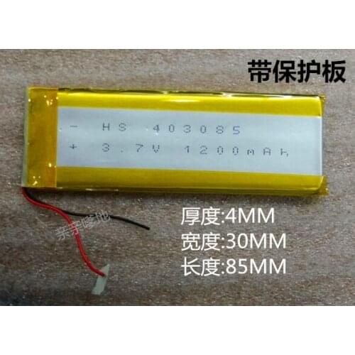 Imitation 5 mobile phone battery, domestic 5 mobile phone battery 403085 1200mAh 3.7V Rechargeable Li-ion Cell