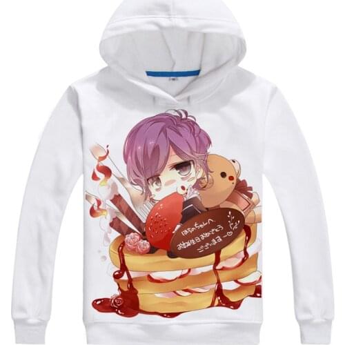 New DIABOLIK LOVERS coat Japanese Anime Manga Shirt Komori Yui Sakamaki Ayato man women Cosplay Hoodies Sweatshirts