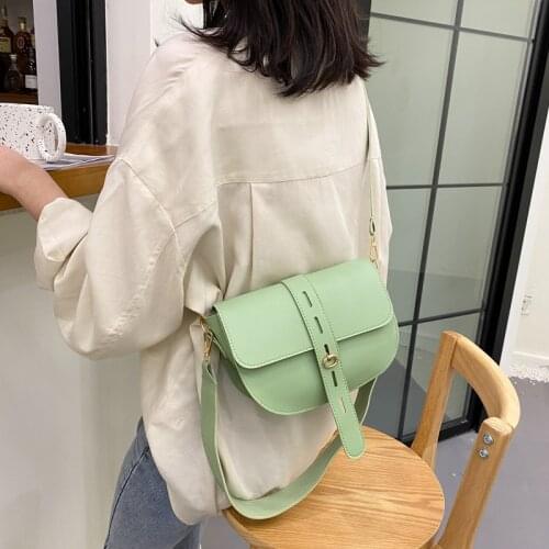 Wriufred Summer new wide shoulder strap handbags fashion messenger bag texture shoulder bag trend saddle bag underarm bag