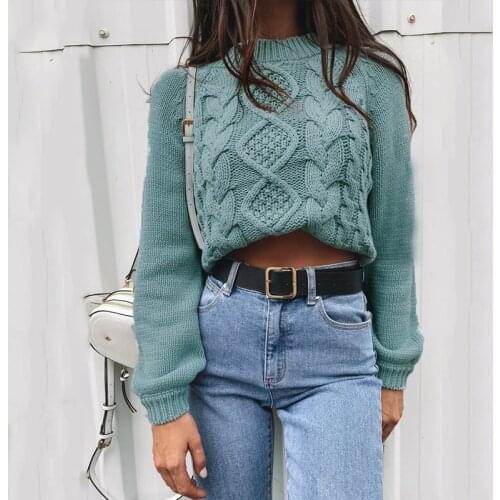 Foridol solid pullovers sweater women vintage casual sweater jumper atumn winter female pullovers tops 2021