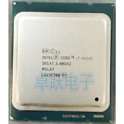 Original Intel i7-4930K i7 4930K CPU Processor 3.4G Six-Core LGA 2011 scrattered pieces free shipping