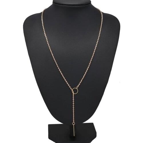 Hot Fashion Casual Chocker Necklace Personality Infinity Cross Pendant Gold Color Choker Necklaces On Neck Women Jewelry