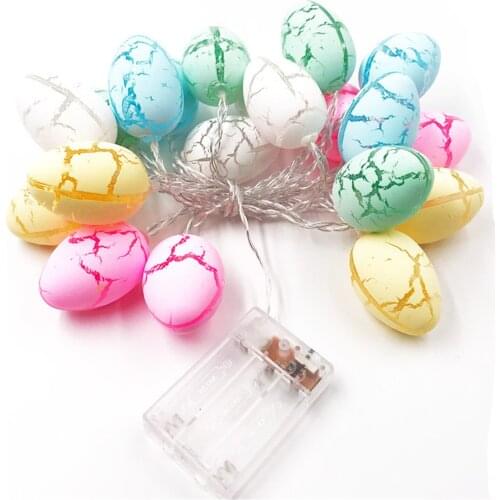 Easter String Light For Home Christmas New Year Decorations LED Lights Party Eggs-shaped