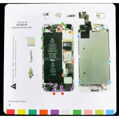 Professional Magnetic Screw Mat Work Pad for iPhone 6 Opening Repair Tool for iPhone 4 4S 5 5S 6 6S 6S Plus 5.5