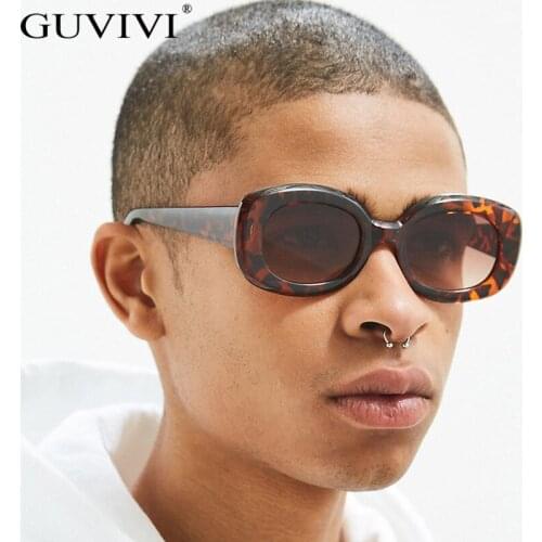 Rectangle Vintage Sunglasses Women Men Classic Brand Sunglasses Shades Retro Black Red Female Sun Glasses UV400 Hip Hop Glasses