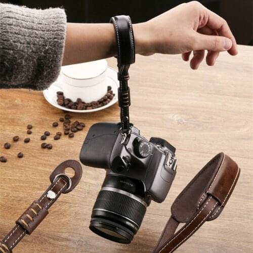 Camera Strap Wrist Hand for Canon Nikon Sony NEX7 NEX6 NEX5T/F A7RII A6300 a5000 a6000 a5100 for Fujifilm X100S X30 X70 E-M10 II