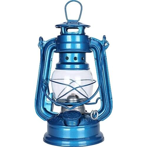 1PC Handheld Oil Lamp Retro Kerosene Camping Light Flame Light Lantern Nightlights Hiking Outdoor Tools