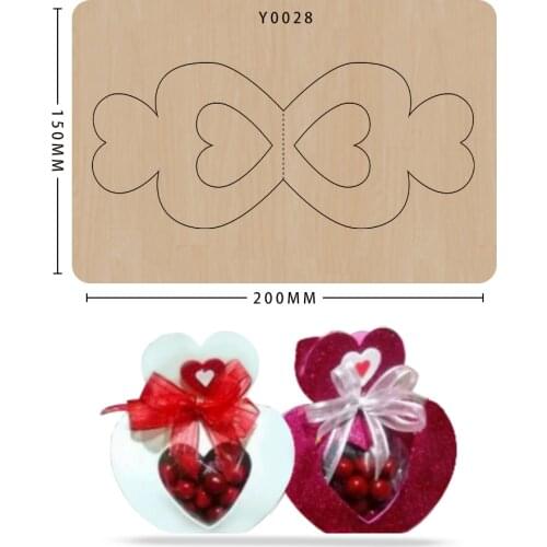 Wood Die Cutting Gift Box Christmas Diy For Card Making Stamping Template And Dies Suitable For Big Shot Machines
