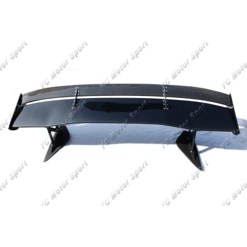 Carbon Fiber VTX Type5 Style GT Wing 1700mm with 290mm Aluminum Stands Fit For 1996-2000 Evolution 4-6 EVO 4 5 6 Rear Spoiler