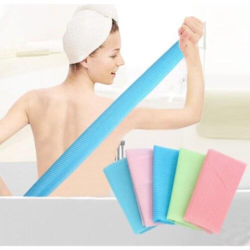 1pc Nylon Wash Cloth Bath Towel Beauty Body Skin Exfoliating Shower Washing Skin Polishing Towel Bathroom Accessories Wholesale