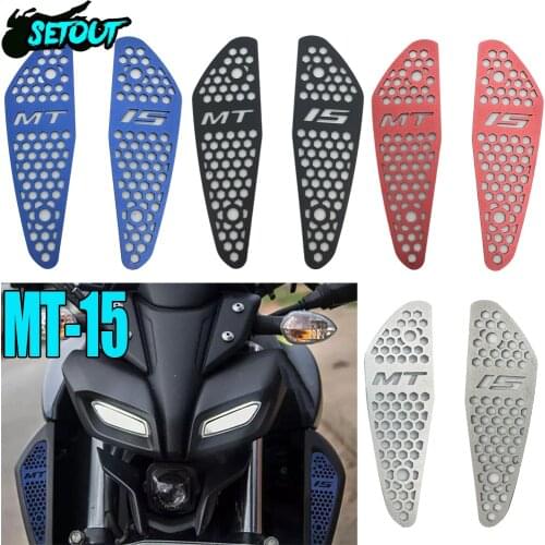 For YAMAHA MT-15 MT15 MT 15 2018 2019 2020 2021 motorcycle accessories air intake decorative guard fuel tank air intake net