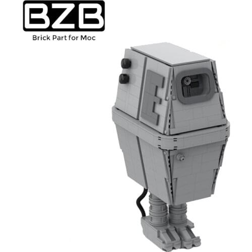BZB MOC 80015 Space War Gonk Robot Commander Creative Combat Robot Building Block Model Kids Toys DIY Brick Parts Best Gifts