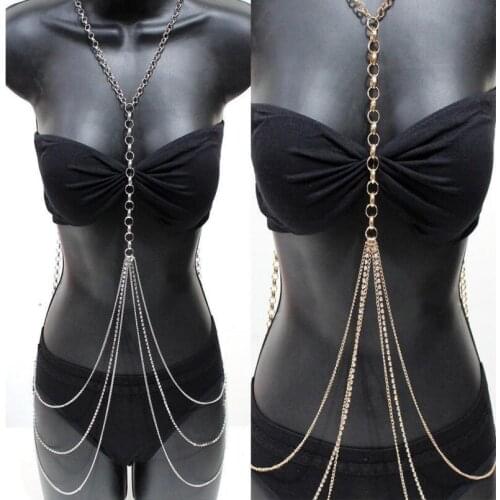 Chain body jewelry for women alloy nickel free jewelry accessories fj655