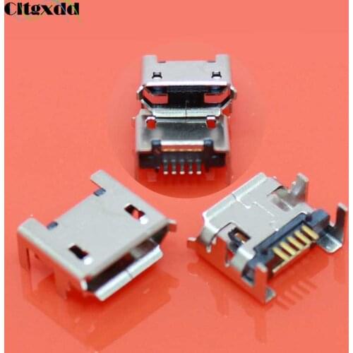 Cltgxdd 5pin Micro USB Jack Socket Connector For Mobile Phone Charging Port for Lenovo Thinkpad Vizio Tablet VTAB1008 Acer