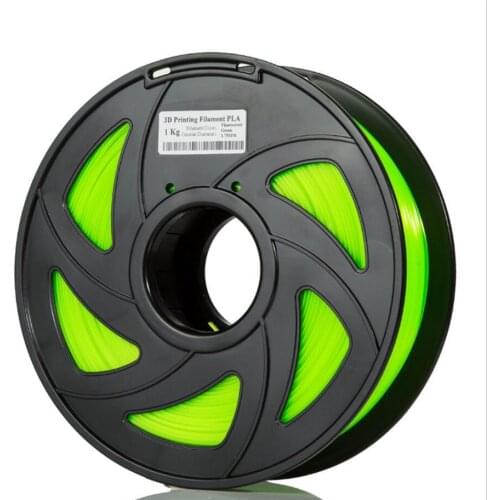 DuoWeiSi 3D Printer PLA Parts fluorescence Filament 1KG 1.75mm 3D Printer PLA Fluorescence Material Filament