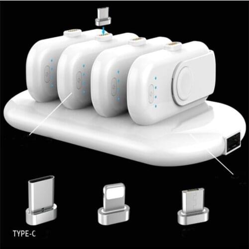 Magnetic type portable power bank Emergency mini charger External Battery Pack