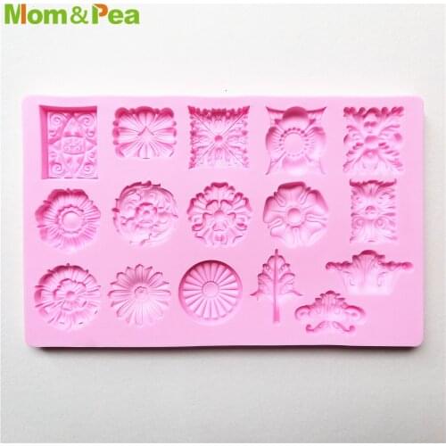MPA2258 Small Decos Shaped Silicone Mold Gum Paste Chocolate Ornamental Fondant Mould Cake Decoration Tools
