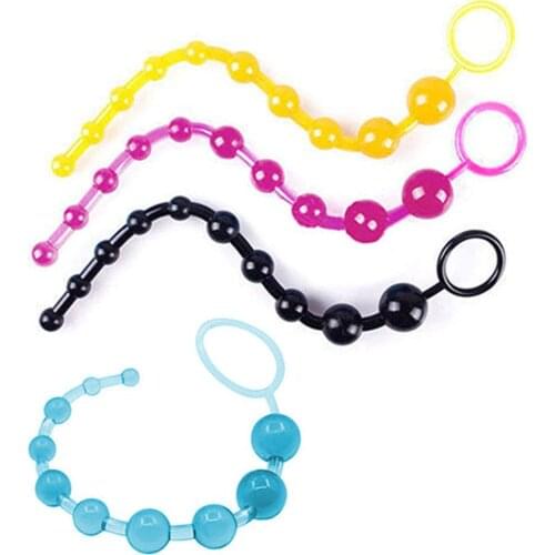 Orgasm Vagina Plug Play Pull Ring Ball Silicone Anal Beads Chain Adult Sex Toys for woman Soft material makes it feel so great