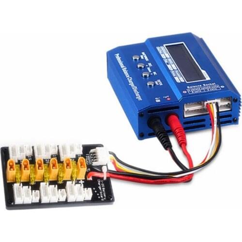 1PC 1S-3S XT30 Parallel Charging Balance Board For RC Lipo IMAX B6 B6AC Battery Charger