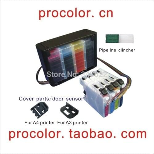 PROCOLOR CISS LC103/LC105/LC107 With ARC chip for BROTHER MFC-J4310DW/MFC-J4410DW/MFC-J4510DWMFC-J4610DW/MFC-J4710DW