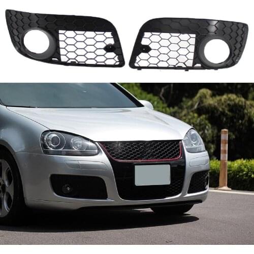 Fog Lamp Cover Professional Anti-scratch Lightweight L/R Lower Hole Grille 1K0853665S 1K0853666P for Golf 5-GTI 05-09