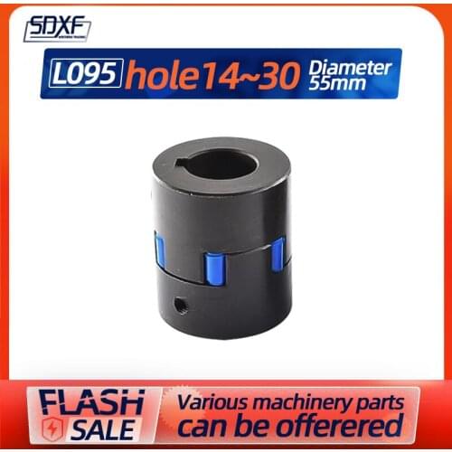 Factory direct high-quality L-shaped Star shaped plum coupling L095diameter 55 (inner hole 14to 30)