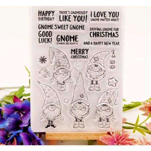 Santa ClausTransparent Stamps Clear Stamps for DIY Scrapbooking Card Making Album paper Craft silicon Decor Art Handmade Gift