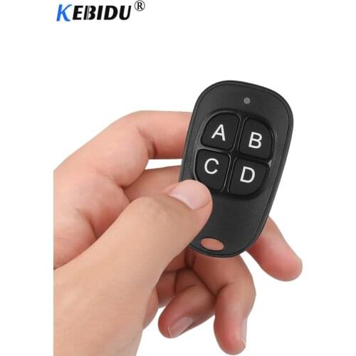 Kebidu Universal Wireless RF Remote Control 433Mhz Clone Copy Cloning for Switch Relay Receiver Duplicator Key for Door Car Gate