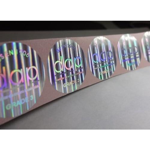 The customized laser hologram sticker label