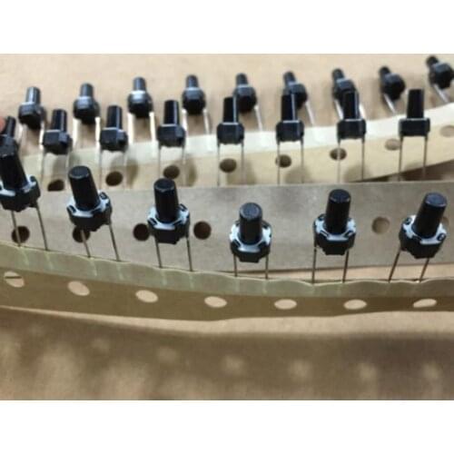 10pcs/lot EVQ11A09K 6*6*9.5 Push switch Touch switch 2 pin 6x6x9.5mm