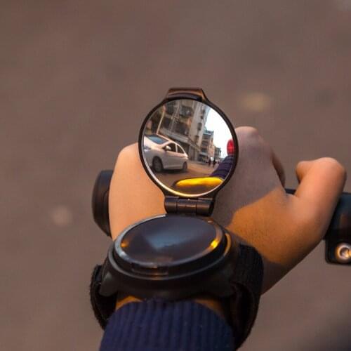 2020 Bicycle Mirrors Bicycle Rearview Mirror with Wrist Strap Arm 360 Rotation Adjustable Wristband Rearview Bicycle Accessories