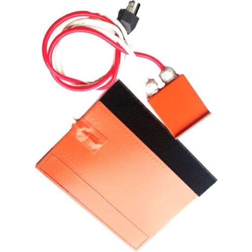 240V 230*280*1.5mm 400W Silicone Rubber Heater for warm the spools 1500mm lead wire